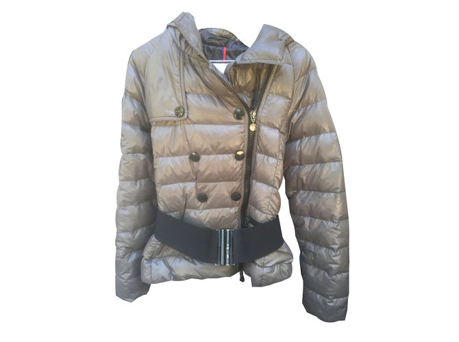 Moncler Jacket Grey Cotton  ref.46843