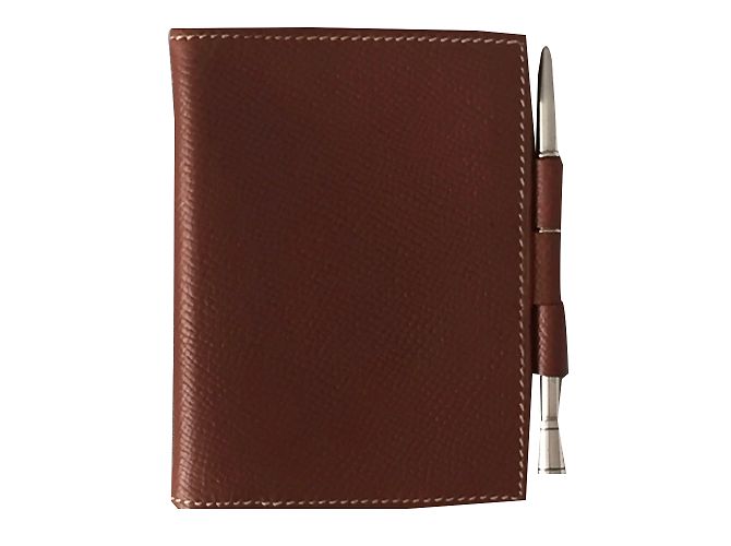Hermès Agenda cubierta PM Caramelo