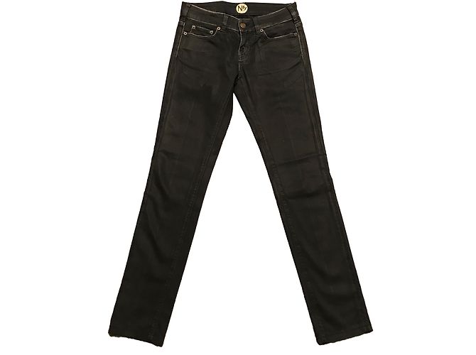 Jeans Slim Notify Negro Recubierto 