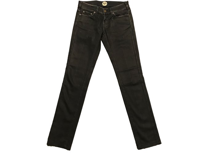 Notify Jeans Nero Cotone Elastan  ref.47002