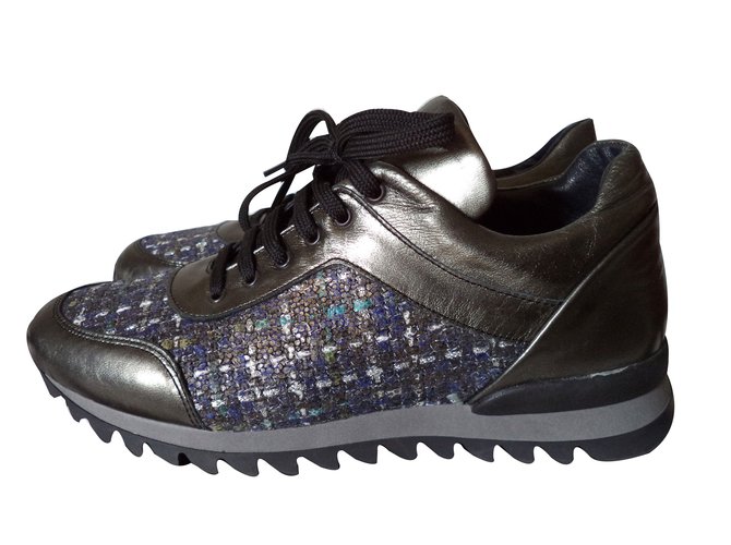 Autre Marque L'Estrosa Sneakers Blue Leather  ref.47015