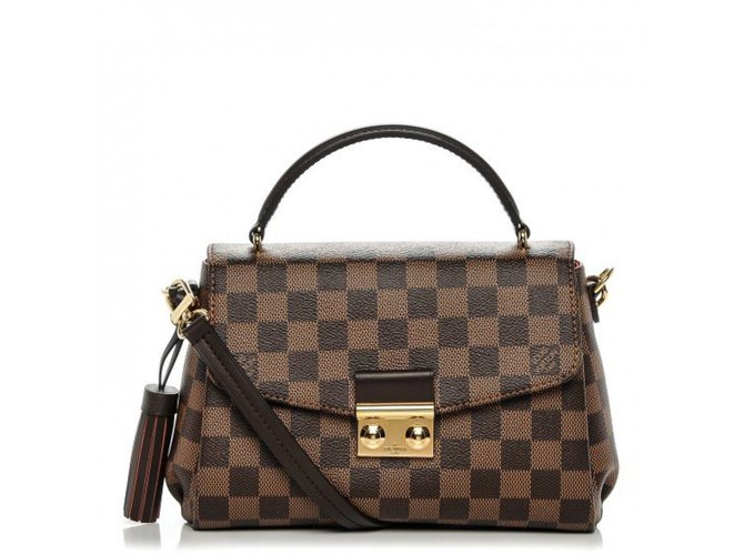 Louis Vuitton Croisette Brown Leather  ref.47027