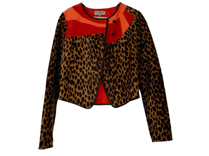 Heimstone Jacket Leopard print Leather  ref.47064