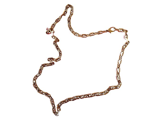 Autre Marque Cadena de plata estilo Cartier 60 cm