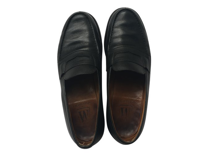 JM Weston Loafers Slip ons Black Patent leather  ref.47135
