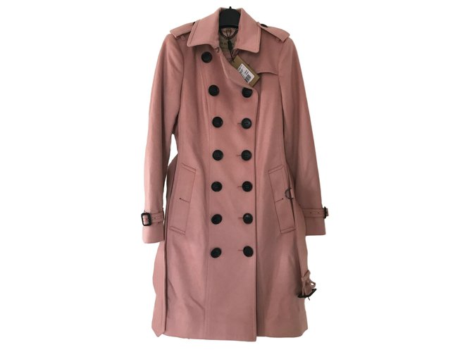 Burberry Sandringham Trench coat Pink Cashmere ref.47143 Joli Closet