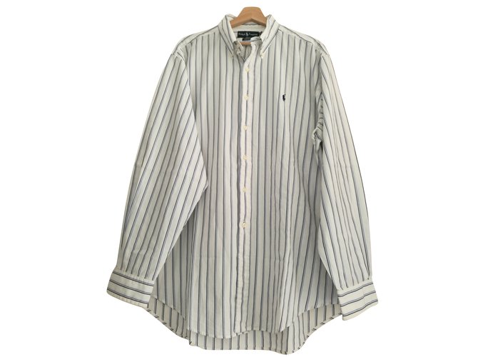 Ralph Lauren Shirt White Cotton  ref.47149