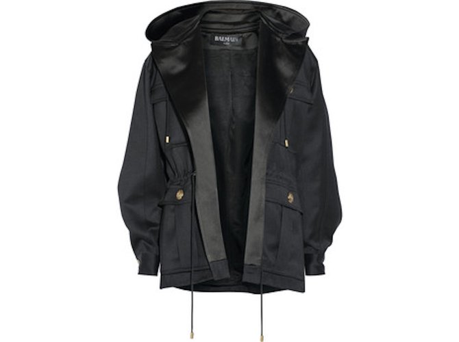Balmain Jacket Black Wool  ref.47151