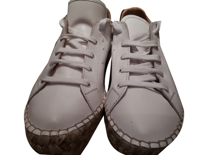 Autre Marque Sneakers White Leather  ref.47264