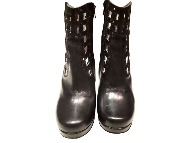 Botines Free Lance de piel negra Negro