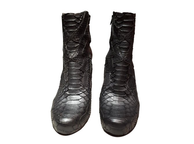 Bottines Free Lance en python gris