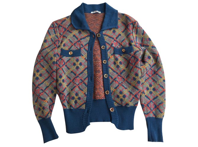 Yves Saint Laurent Knitwear Multiple colors Wool  ref.47294
