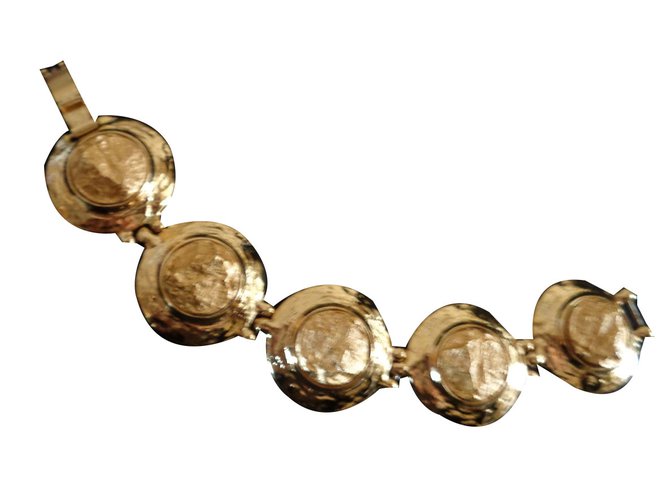 Yves Saint Laurent Armbänder Golden Metall  ref.47375