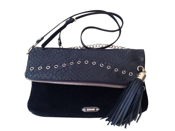 Just Cavalli bolsa cruzada Negro Suecia  ref.47392