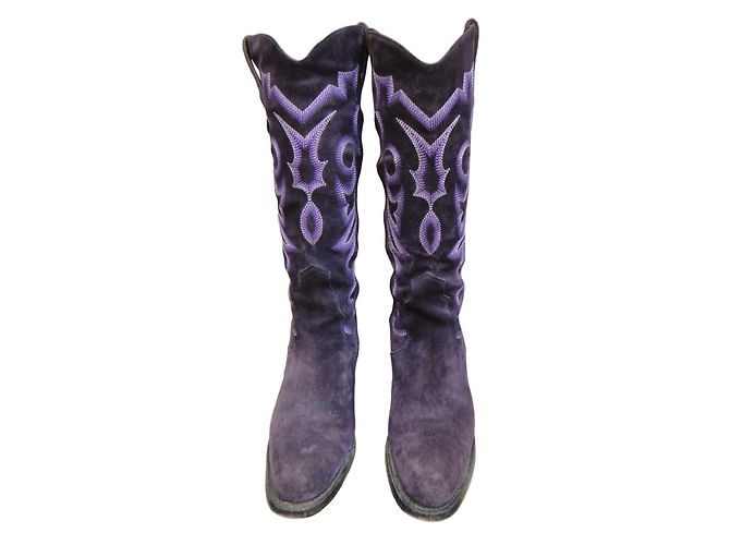 Botas Free Lance Queenie Roxas de Camurça 36 Roxo