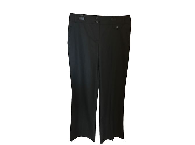 CAROLL Schwarze Hose im Schlag Elefantenhose