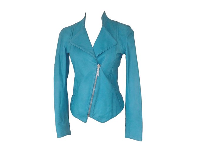 Autre Marque CTRL YOU Blue Leather  ref.47571