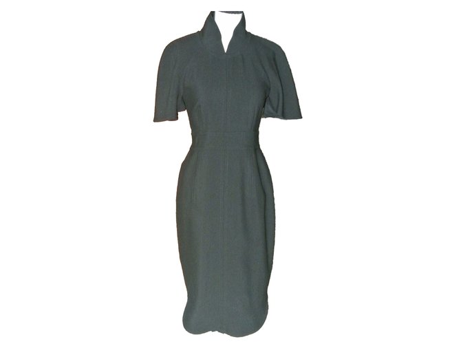 Fendi Dresses Grey Wool  ref.47616