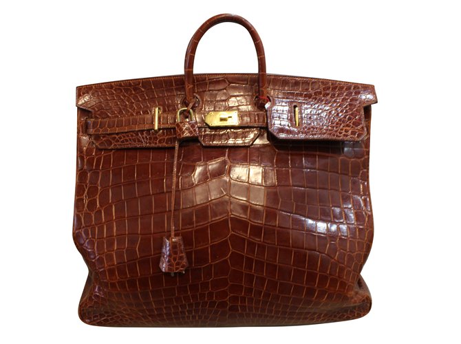 Hermès Birkin Voyage Brown Exotic leather  ref.47720