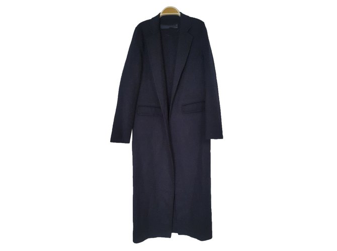 navy blue zara coat