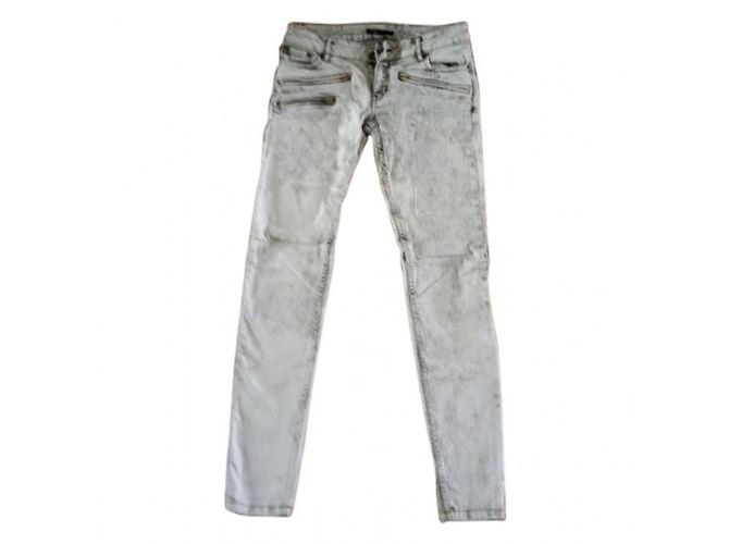 Maje Jeans Weiß Baumwolle 38FR
