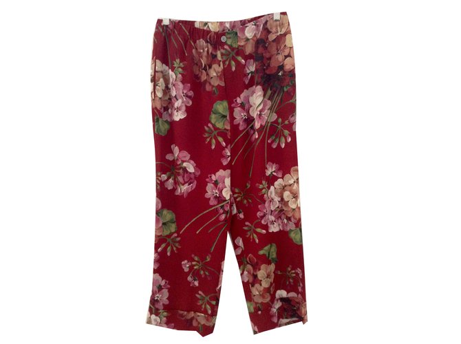 Gucci Pants, leggings Multiple colors Silk  ref.47881