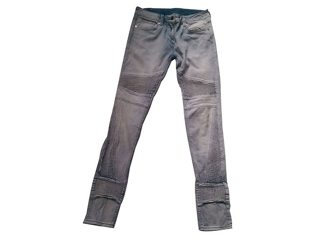 Jeans Sandro Azul 5 Bolsos