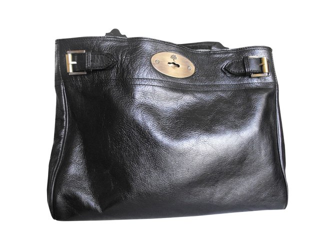 Mulberry Handtaschen Schwarz Leder  ref.47933