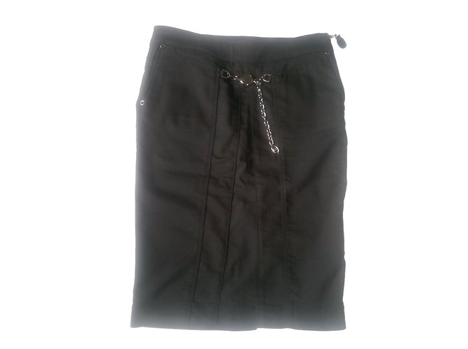Gucci Skirts Black Cotton Elastane Rayon  ref.47934