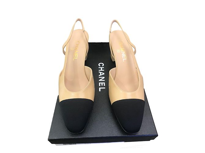 Chanel Heels Beige