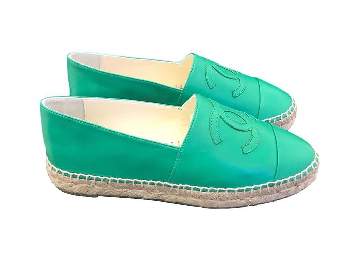Chanel Espadrilles Vert