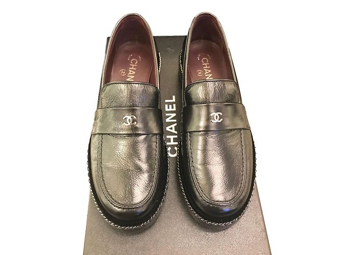 Chanel bailarinas Negro