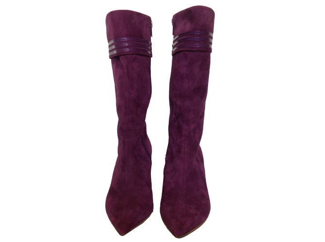 Marc Jacobs Boots Purple Suede  ref.48009