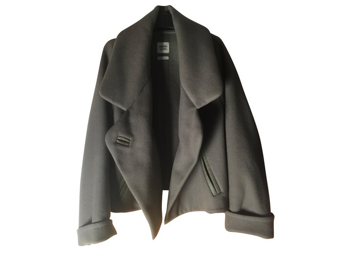 Hermès Coats, Outerwear Taupe Cashmere  ref.48065