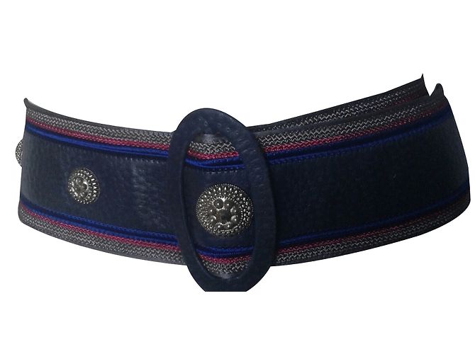 Dior Large grey-blue belt