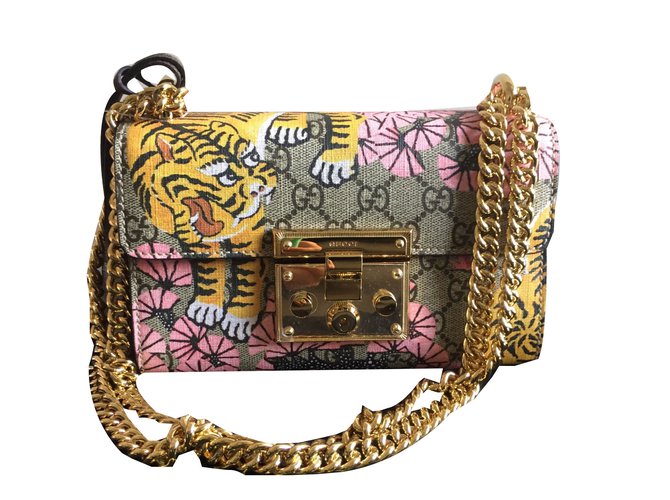 Gucci Padlock bengal Multiple colors Leather  ref.48208
