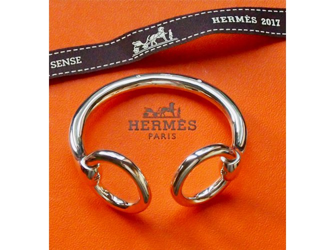Bracelet Hermès Osmose Argent 925 Argenté  ref.48216