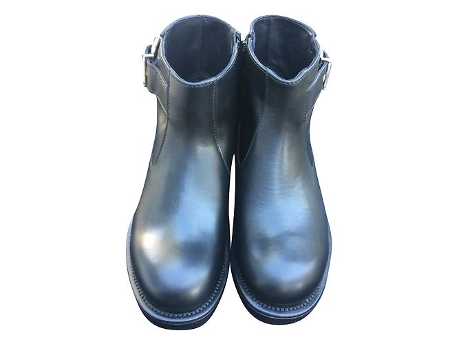 Stivaletti Karl Lagerfeld in pelle nera Nero