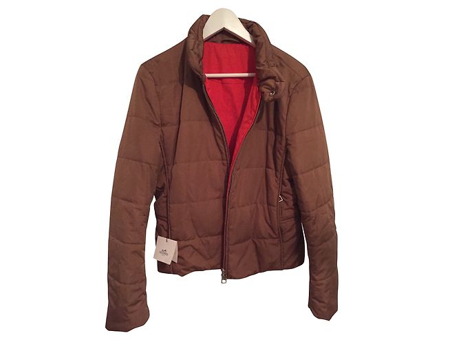 Hermès Coats, Outerwear Caramel