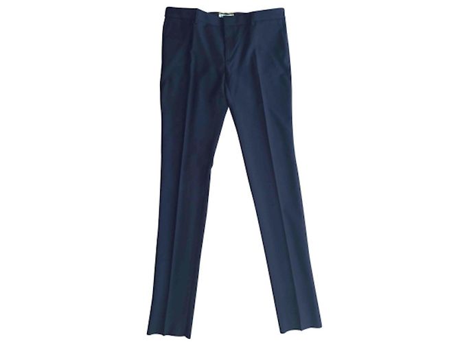 Saint Laurent Hose aus schwarzer Wolle