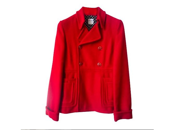 Red Valentino Jacke Rot Grösse 42