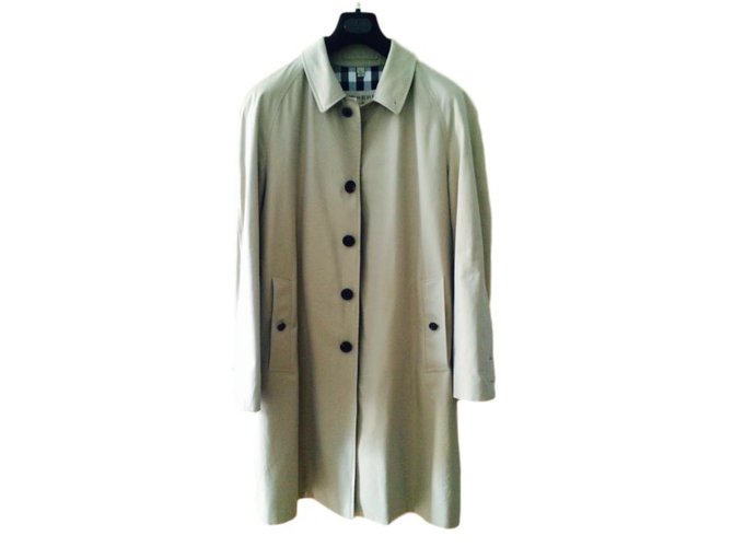 Burberry Camden Trench Coat Beige Cotton  ref.48396