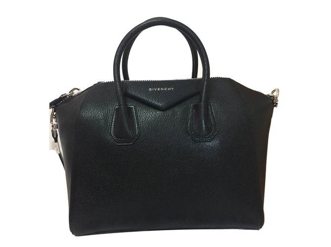 Givenchy Black Antigona, Medium Leather  ref.48627