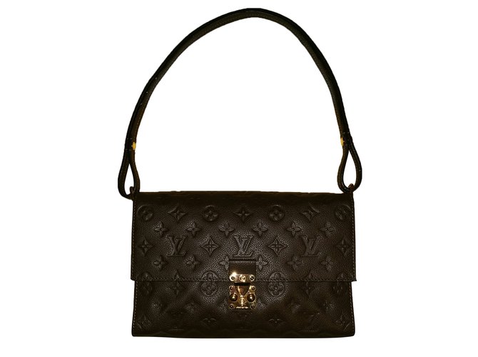 Louis Vuitton Handbags Brown Leather  ref.48672