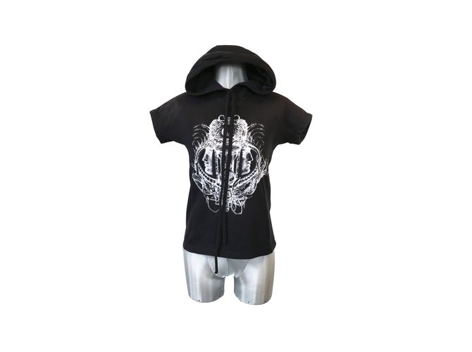 Balenciaga Black hoodies Cotton  ref.48673
