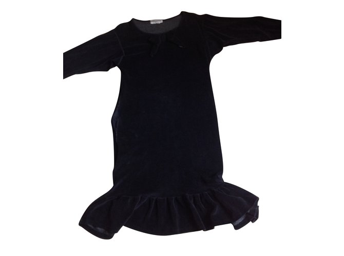 Sonia Rykiel Dress Black Velvet  ref.48723