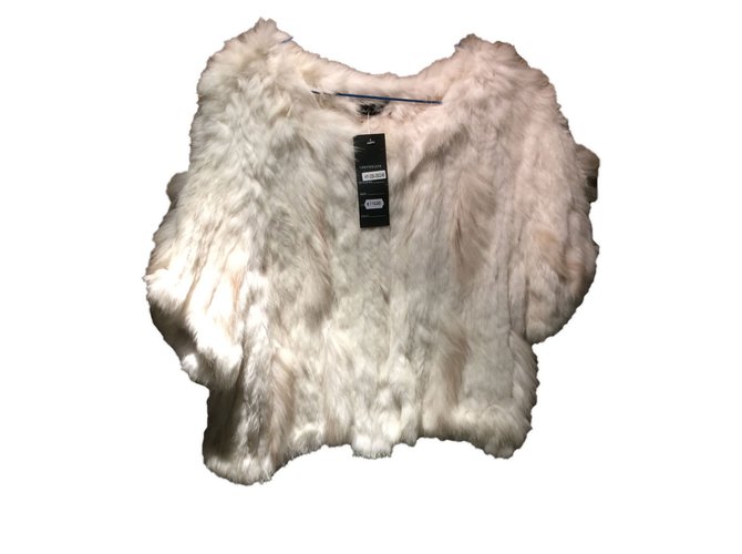 Autre Marque Lunbo Mode Jackets White Fur  ref.48823