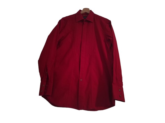 Chemise Kenzo rouge Coton  ref.48891