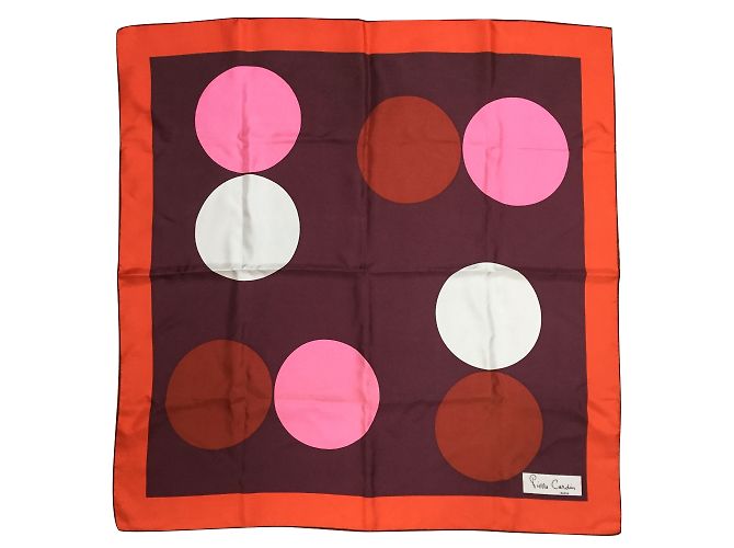 Pierre Cardin PoP Seidentuch dunkelrot Bordeaux