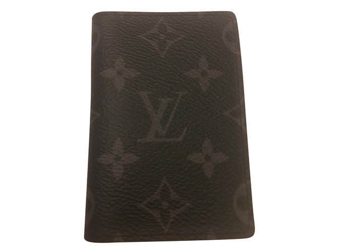 Petite maroquinerie pocket organizer en cuir Louis Vuitton Gris en